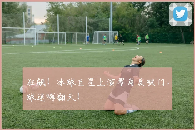 狂飙！冰球巨星上演零角度破门，球迷嗨翻天！